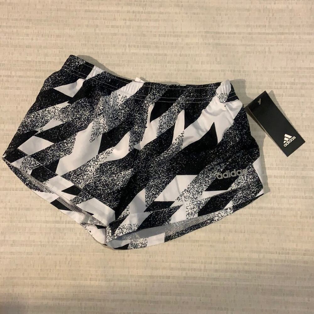 Adidas Youth lined Woven Print shorts S(7/8)